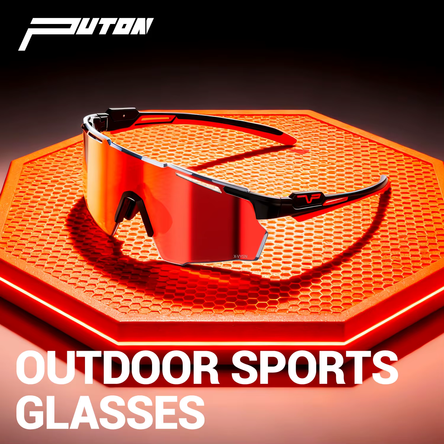 PUTON lunettes de cyclisme photochromiques