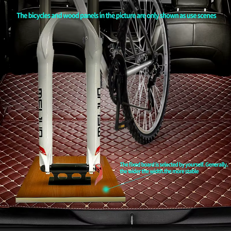 Support de fixation de fourche de vélo pour toit de voiture