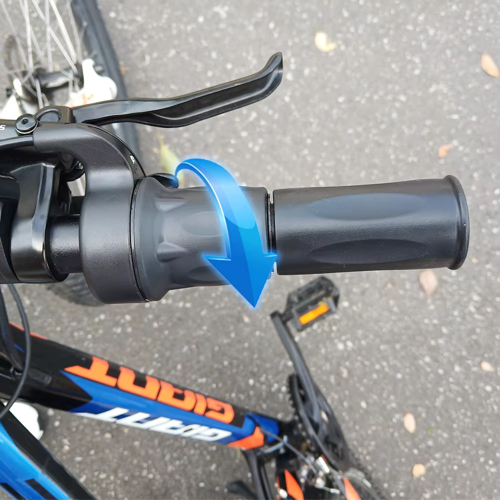Poignée droite pour vélo électrique