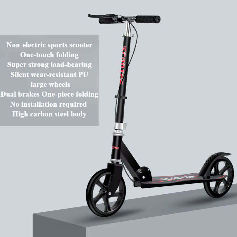Trottinette Portable Pliable avec Guidon Réglable pour Enfant