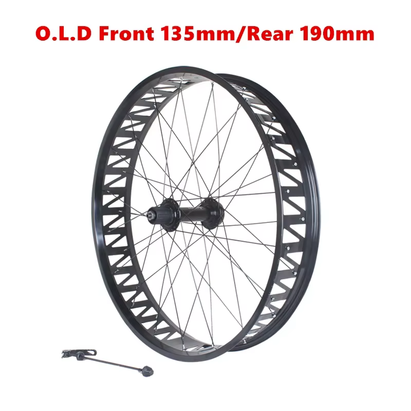 Roue de frein à disque pour vélo de neige