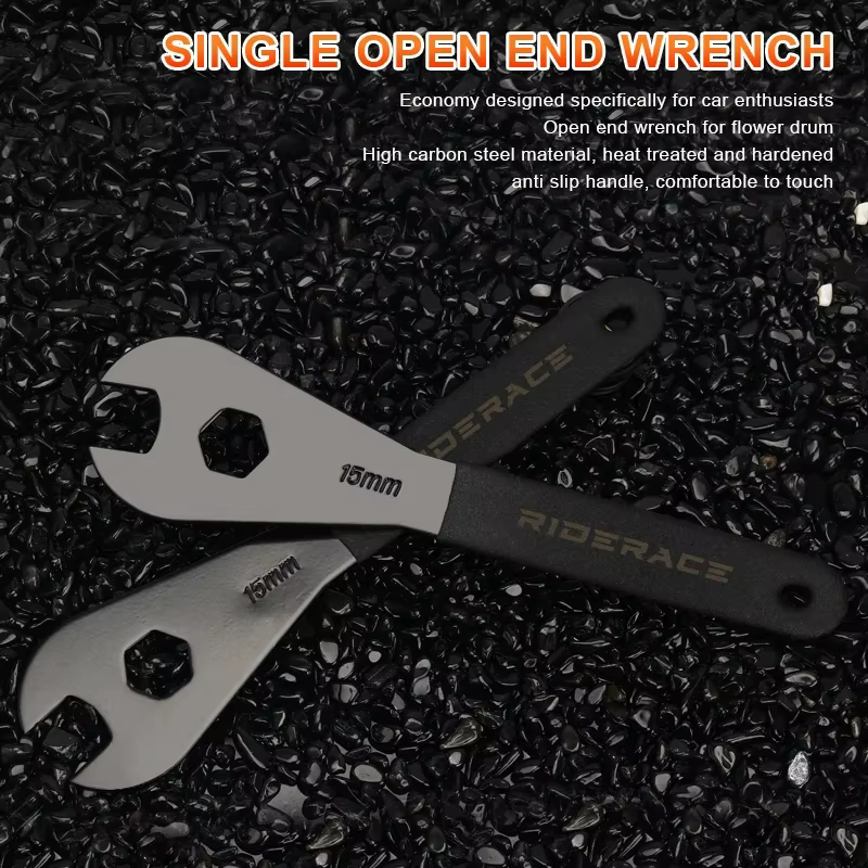 RIDERACE clé à pédale de vélo 15mm Durable pour moyeux de VTT vtt installer clé de retrait outils de réparation de cyclisme sur route