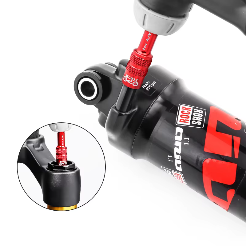MUQZI adaptateur de Valve de fourche de vélo Schrader