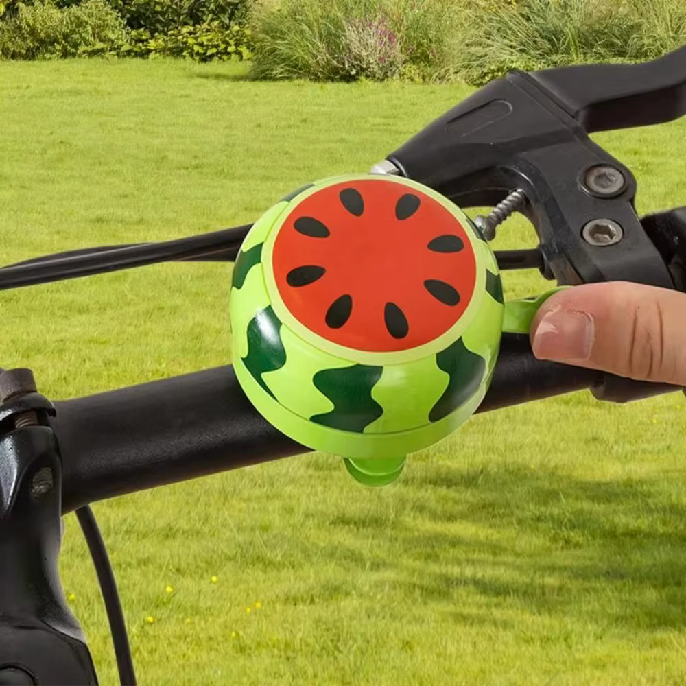 Dessin animé pastèque fraise motif cloche vélo